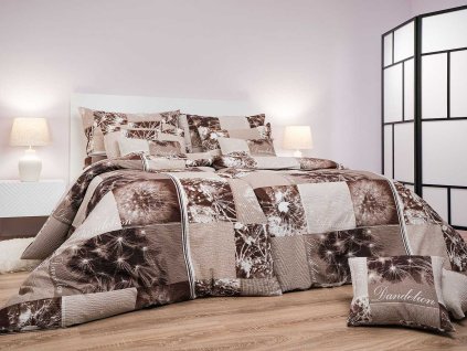 Povleceni Pampelisky 3D hnede krep Dadka Vracov1