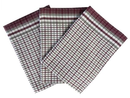 kuchynske uterky 3ks bambus kostka mala bordo dadka vracov