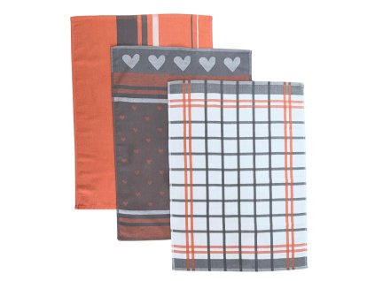 Kuchynske uterky 3ks Srdicka losos Dadka Vracov