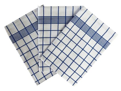 kuchynske uterky 3ks negativ bila modra dadka vracov