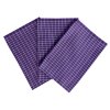 kuchynske uterky 3ks bambus drobna kostka fialovobila dadka vracov