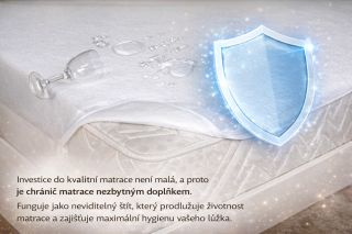 Chránič matrace – nepropustná ochrana pro hygienický spánek Chránič matrace chrání před vlhkostí a nečistotami, prodlužuje...