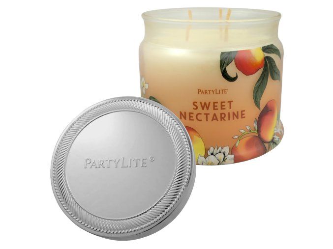 partylite svicka 3knota sweet nectarine