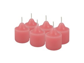 partylite votivni svicky ruzove 6ks
