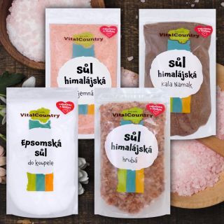💥 EXKLUZIVNÍ NABÍDKA 🏃‍♀️ Vital Country - SOLI pro Vaše zdraví • himalájská sůl do kuchyně • epsomská sůl do koupele 🔥...