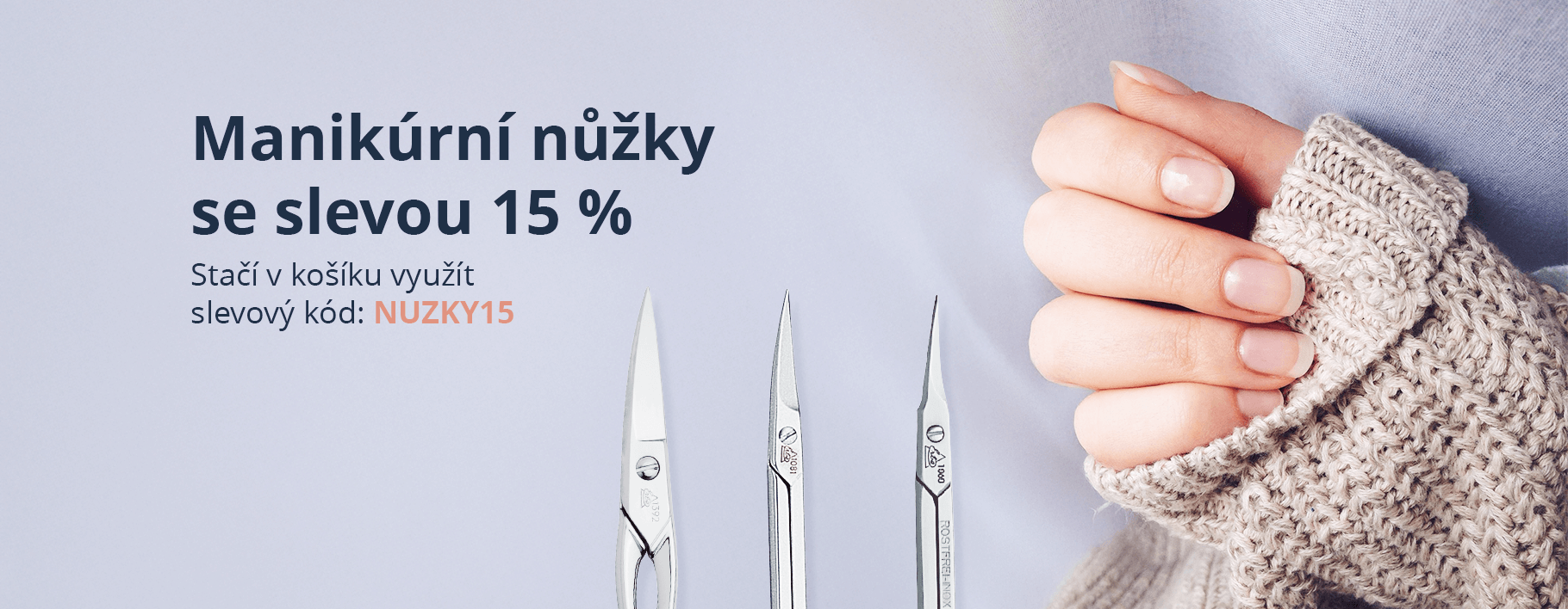 Sleva na všechny nůžky 15 %
