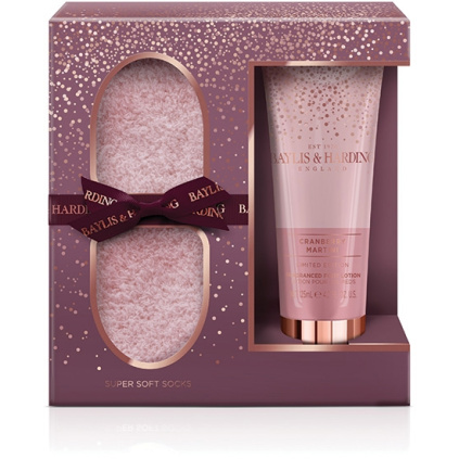 Baylis & Harding Sada péče o nohy - Cranberry Martini - 2ks