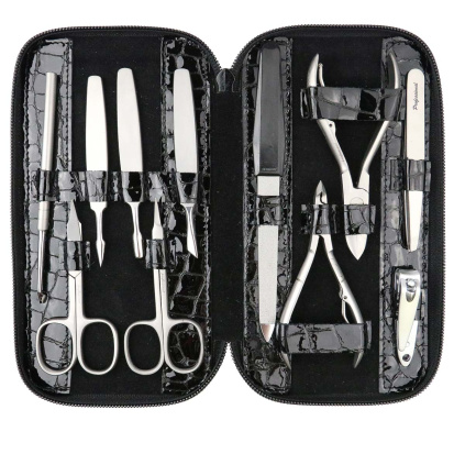 520 7 damska kozena manikura s nuzkami solingen 1175 89 cerna kroko