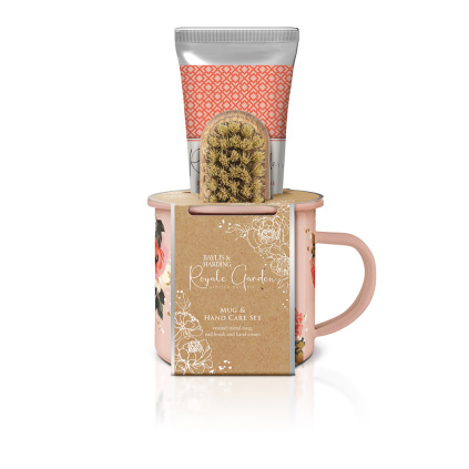 Sada péče o ruce s hrnkem - Broskev a pivoňka, 3ks