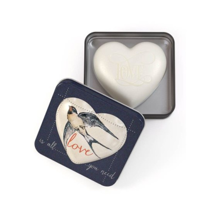 Somerset Toiletry Mýdlo v plechu - Love is all you need, 150g