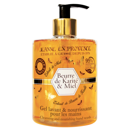 Jeanne en Provence Mycí gel na ruce - Bambucké máslo a med, 500ml