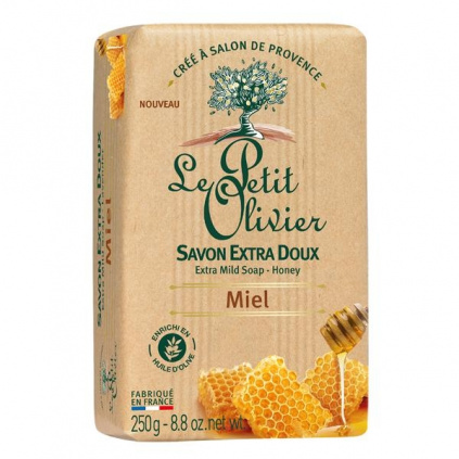 Le Petit Olivier Extra jemné mýdlo - Med, 250g