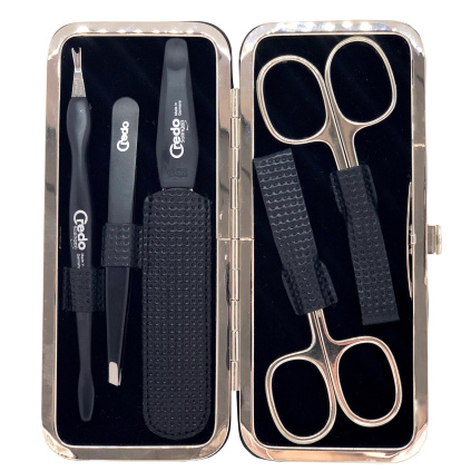 CREDO SOLINGEN Sada na manikúru  rámová 5dílná černá č. 75324