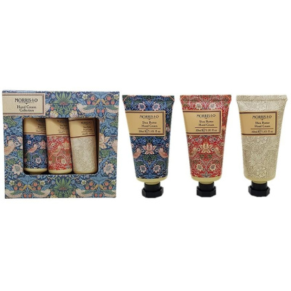 Heathcote & Ivory Sada krémů na ruce Strawberry thief Mandle a Pupalka