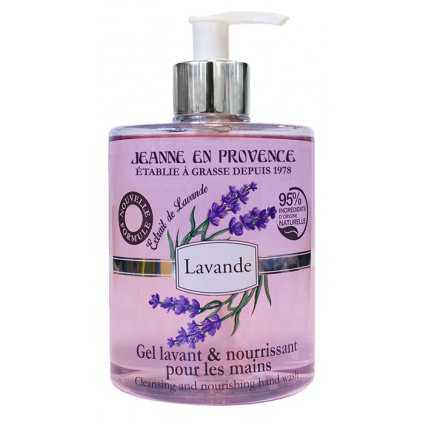 Jeanne en Provence Mycí gel na ruce - Levandule, 500ml