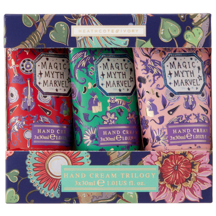 Heathcote & Ivory Sada krému na ruce - Konvalinka & Santalové dřevo, 3x30ml