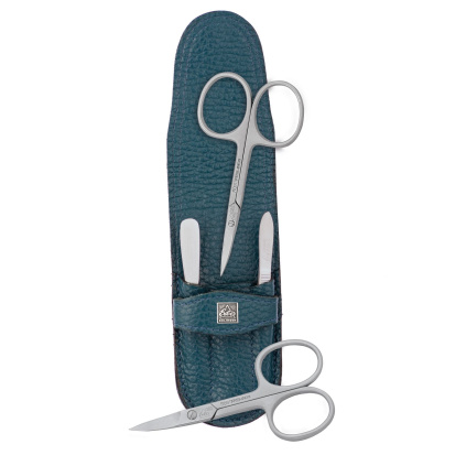 9292 Steck Etui Piemont petrol offen