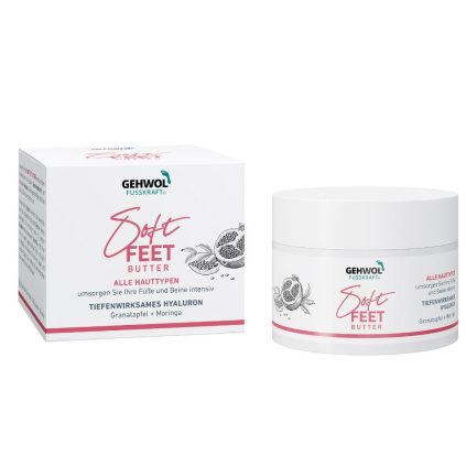 GEHWOL FUSSKRAFT Soft Feet Butter Máslo na nohy s výtažkem z granátového jablka  100 ml