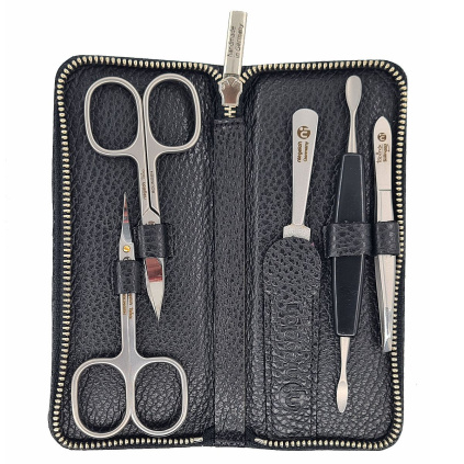 niegeloh solingen manikurova sada cerna z hovezi kuze 5 ks cerna nastroje nerezove otevrena