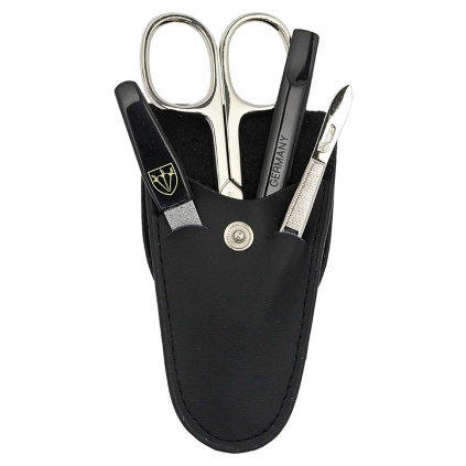 KELLERMANN kožená cestovní sada na manikúru L 58101 MC N černá - vyřazena z výroby