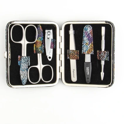 GLOBOS Dámská kožená manikúra 1485-86 multicolor