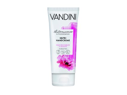VANDINI NUTRI Krém na ruce - Pivoňka a Arganový olej, 75ml