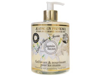 Jeanne en Provence Mycí gel na ruce - Tajemství Jasmínu, 500ml