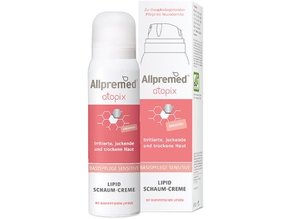 allpremed atopix basic sensitive lipidova kremova pena 100 ml