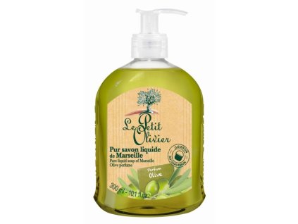 12582 le petit olivier pure liquid soap of marseille olive perfume 300 ml
