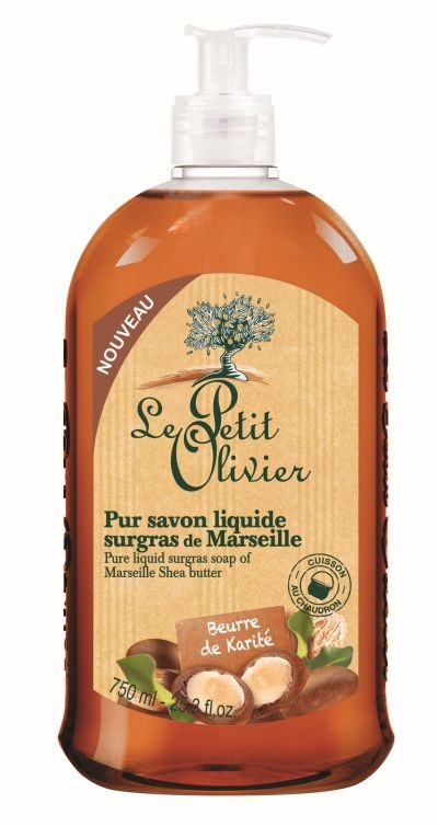Le Petit Olivier Tekuté mydlo - Bambucké maslo, 750ml