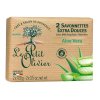 Le Petit Olivier Extra jemné mýdlo - Aloe Vera, 2x100g