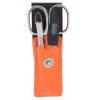 GOSOL SOLINGEN oranzovy kozeny manikurni set 3 poniklovane nastroje 119 075 000 051