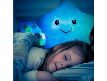 pillow led star light kids holcicka hvezdicka svitici polstarek hvezdicka pro lepsi usinani pro deti spanek darek