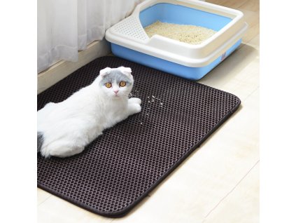 podložka pod kočičí toaletu kočičí toaleta záchod koberec pro kočky kitty litter kočkolit 