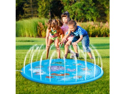 vodni strikaci podlozka vodotrysk pro deti na zahradu leto voda bazen radovanky zabava rodina