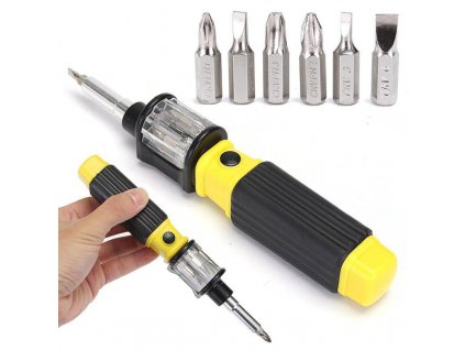 BIT 360 Screwdriver3 sroubovak 6v1 6 v 1 univerzalni srubovak plochy krizovy pro kutily darek tip na vanoce narozeniny