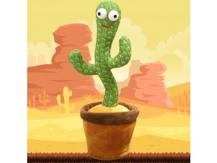 kaktus zpivajici zpiva hraje hrajici tanci tancici pro deti darek sranda original