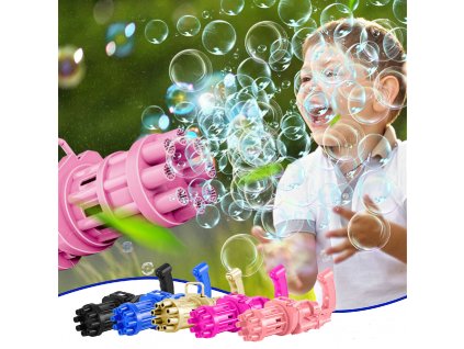 bublifuk pistole bublifukova delo bubliny hracka pro deti na svatbu zabava leto bazen