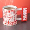 velky pullitrovy hrnek marvel original ificialni licence z anglie k filmu komiks avengers iron man captain kapitan amerika skladem levne brno pp7977mc marvel logo shaped mug square lifestyle 2