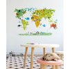 detska samolepka mapa sveta na zed samolepici nalepka do pokojicku