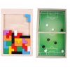 tetris a fotbalek dreveny tetris fotbalek s puky dreveny hra dva v jednom 2v1