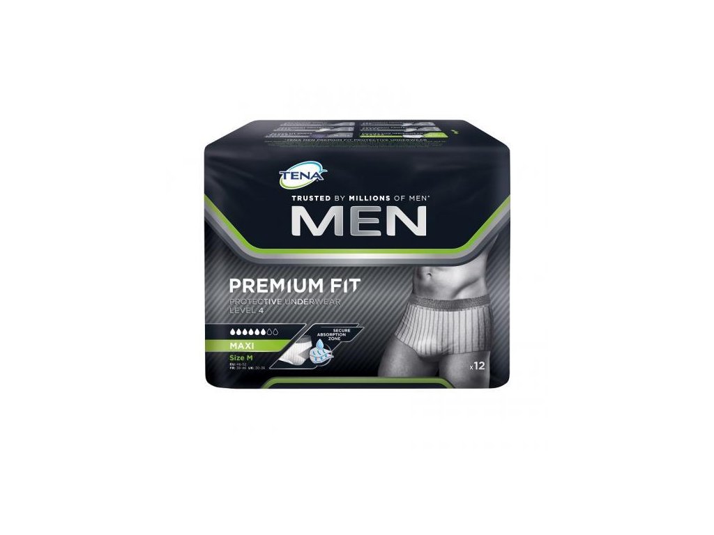 TENA Men Pants PU Maxi inkontinenční navlékací kalhotky pro muže S/M 12 ...