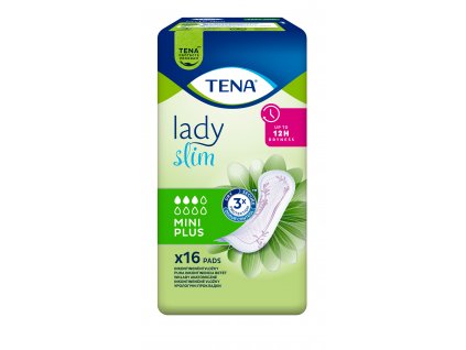 5007602 TENA Lady Slim Mini Plus 16p B6 Pads RB 8844