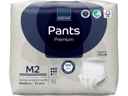 Abena Pants Premium M2 Kalhotky navlékací  15 ks