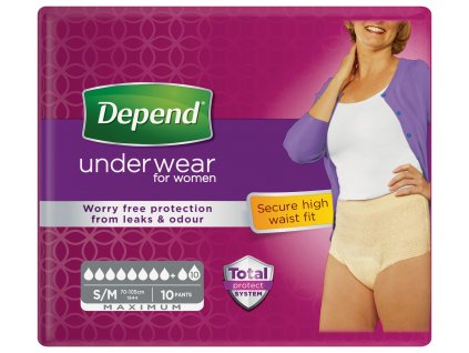 Depend High Rise 1100 S M Women 10 x 6 EU 2D HR RGB