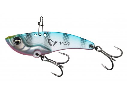 Kovová nástraha Savage Gear Lures VIB Blade 14,5 g, Blue pink stripes