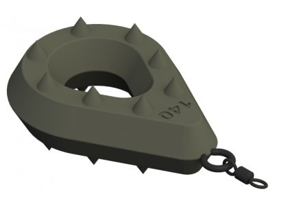 Zátěž olovo Suretti, Hruška s hroty a obratlíkem 100 g