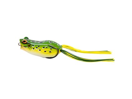savage gear zaba hop popper frog floating green leopard 5 5 cm 15 g