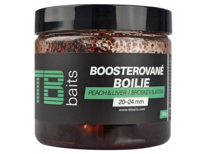 3745 boilie boostrovane tb baits peach liver 20 24 mm 120 g