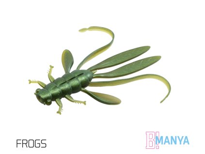4195 1 gumova nastraha delphin manya frogs 10 5 cm